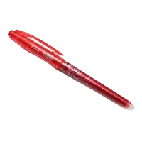 Tindipliiats korgiga PILOT Frixion Point kustutatav  0,5mm punane