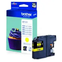 Brother LC123 (LC123Y) Ink Cartridge, Yellow – pilt 2