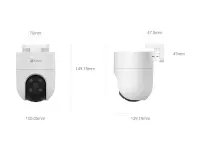 EZVIZ | CS-H8C 4G | Turret | 3 MP | 4mm | IP65 | H.265/H.264 | Micro SD, Max. 512GB – pilt 4