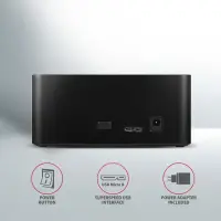 Axagon ADSA-SN HDD/SSD dokkimisjaam USB 3.2 Gen 1 (3.1 Gen 1) Type-A Must – pilt 16