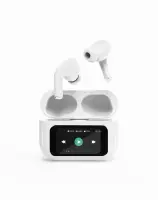 HEADSET BLUETOOTH/WHITE TWS-LCD-ANC-01-W GEMBIRD – pilt 3