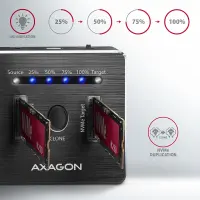 Axagon ADSA-M2C HDD/SSD dokkimisjaam USB 3.2 Gen 2 (3.1 Gen 2) Type-C Must – pilt 15