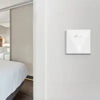 TP-LINK AX3000 Wall Plate WiFi 6 Access Point | EAP650-Wall | 802.11ax | 2.4 GHz/5 GHz | 10/100/1000 Mbit/s | Ethernet LAN (RJ-45) ports 2 | MU-MiMO No | PoE in – pilt 10