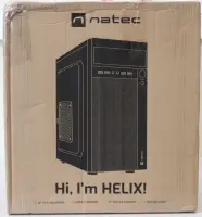 SALE OUT. | Natec | PC Case | Helix Matx | Mini Tower | ATX | Black | DAMAGED PACKAGING – pilt 7
