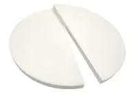 TunaBone | Half moon pizza stone for Kamado classic 26 inch grill