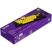 LORGAR KBP70MW, Wireless 65% Mechanical Gaming Keyboard Pro, Black/yellow, EN layout – pilt 7