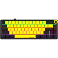 LORGAR KBP70MW, Wireless 65% Mechanical Gaming Keyboard Pro, Black/yellow, EN layout – pilt 9