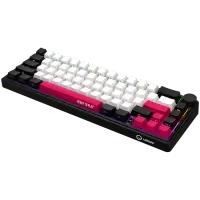 LORGAR KBP70MW, Wireless 65% Mechanical Gaming Keyboard Pro, Black/red, EN layout
