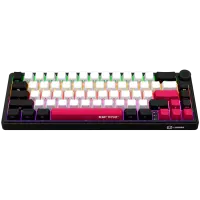 LORGAR KBP70MW, Wireless 65% Mechanical Gaming Keyboard Pro, Black/red, EN layout – pilt 7