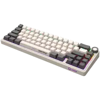 LORGAR KBP70MW, Wireless 65% Mechanical Gaming Keyboard Pro, Beige, EN layout – pilt 12