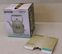 SALE OUT.  | SALE OUT. | Gorenje | Kettle | K17CLIN | Electric | 2000 W | 1.7 L | Plastic/Metal | 360° rotational base | Ivory | DAMAGED PACKAGING