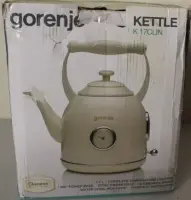 SALE OUT.  | SALE OUT. | Gorenje | Kettle | K17CLIN | Electric | 2000 W | 1.7 L | Plastic/Metal | 360° rotational base | Ivory | DAMAGED PACKAGING – pilt 4