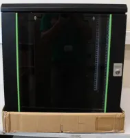 SALE OUT. Digitus 12U Wall Mounting Cabinet, Unique Series - 600x600 mm, Black | SALE OUT. | Digitus | Wall Mounting Cabinet Unique Series | DN-19 12U-6/6-SW | 60 x 60 cm | Black | DAMAGED PACKAGING, DEMO – pilt 4