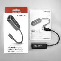 AXAGON ADE-SRC High-speed USB-C 3.1 Gigabit Ethernet 10/100/1000Mbit adapter with automatic installation – pilt 20