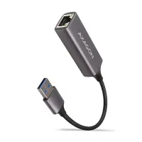 AXAGON ADE-TR Compact aluminum USB 3.2 Gen 1 Gigabit Ethernet 10/100/1000Mbit adapter with automatic installation