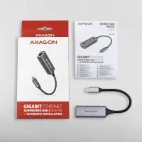AXAGON ADE-TRC Compact aluminum USB-C 3.2 Gen 1 Gigabit Ethernet 10/100/1000Mbit adapter with automatic installation – pilt 21
