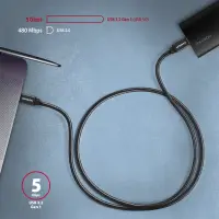 Axagon BUCM3-CM30AB USB-kaabel USB 3.2 Gen 1 (3.1 Gen 1) 3 m USB C 5 Gbit/s 60 W Must – pilt 9