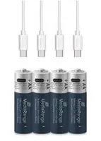 BATTERY RECH. LI-ION AA 1.5V/1400MAH 4P MRBAT161 MEDIARANGE – pilt 4