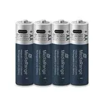 BATTERY RECH. LI-ION AA 1.5V/1400MAH 4P MRBAT161 MEDIARANGE – pilt 5