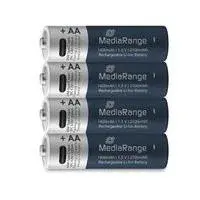 BATTERY RECH. LI-ION AA 1.5V/1400MAH 4P MRBAT161 MEDIARANGE – pilt 6