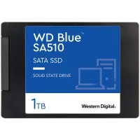 SSD POWERED BY SANDISK WD Blue SA510 1TB SATA, 2.5'', 7mm, Read/Write: 560/520 MBps, IOPS 90K/82K, TBW: 400
