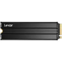 Lexar 4TB High Speed PCIe Gen 4X4 M.2 NVMe, up to 7400 MB/s read and 6500 MB/s write with Heatsink