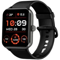 Blackview R50, 1.85-inch TFT HD, 350mAh Battery, 24-hour SpO2 Detection + Heart Rate Monitoring, Calls and SMS notification, Black
