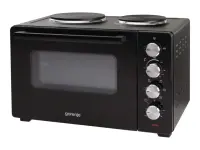 Gorenje | Mini Oven | OM30GBX | 30 L | Number of burners/cooking zones 2 | 1600 W | Black