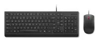 Lenovo Essential | Keyboard and Mouse Combo | Wired | US Euro | Black