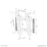 NEOMOUNTS WL35-550BL12 Tilt Wallmount – pilt 18