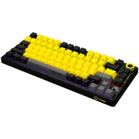 LORGAR KBP7075W, Wireless 75% Mechanical Gaming Keyboard Pro, Black/yellow, EN layout – pilt 2