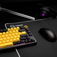 LORGAR KBP7075W, Wireless 75% Mechanical Gaming Keyboard Pro, Black/yellow, EN layout – pilt 3