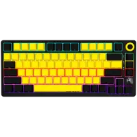 LORGAR KBP7075W, Wireless 75% Mechanical Gaming Keyboard Pro, Black/yellow, EN layout – pilt 5