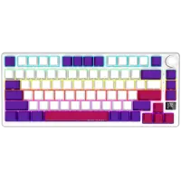 LORGAR KBP7075W, Wireless 75% Mechanical Gaming Keyboard Pro, White, EN layout