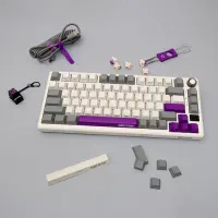 LORGAR KBP7075W, Wireless 75% Mechanical Gaming Keyboard Pro, Beige, EN layout