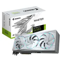 Gigabyte AORUS GeForce RTX 5090 MASTER ICE 32G | NVIDIA | 32 GB | GeForce RTX 5090 | GDDR7 | HDMI ports quantity 1 | PCI-E 5.0 – pilt 3