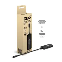 CLUB 3D USB Type-C to Triple DP MST Hub – pilt 5