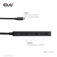 CLUB 3D USB Type-C to Triple DP MST Hub – pilt 7