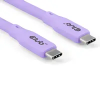 CLUB 3D USB4 type-C cable 4K60Hz 2m Prpl – pilt 8