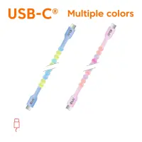 CLUB 3D USB Type-C Beaded cable 2m Blue – pilt 2