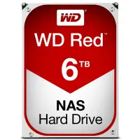 Western Digital Red 6TB 5400 RPM, 6000 GB, 3.5 inch, HDD, 64 MB
