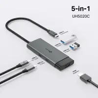 TP-Link UH5020C jaotur USB tüüp-C 5000 Mbit/s Hall – pilt 2