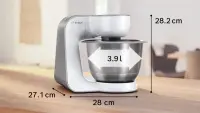 Bosch | Kitchen Machine | MUM58200 | 1000 W | Number of speeds 7 | Bowl capacity 3.9 L | White