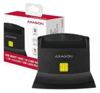 Axagon CRE-SM2 kiipkaardilugeja Hoonesisene USB USB 2.0 Must