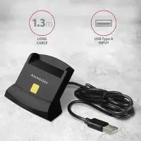 Axagon CRE-SM2 kiipkaardilugeja Hoonesisene USB USB 2.0 Must – pilt 14