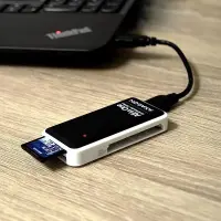 Axagon CRE-X1 kaardilugeja USB 2.0 Must, Valge – pilt 6