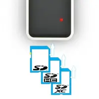 Axagon CRE-X1 kaardilugeja USB 2.0 Must, Valge – pilt 11