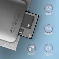 Axagon CRE-S3C kaardilugeja USB 3.2 Gen 1 (3.1 Gen 1) Type-C Hall – pilt 6