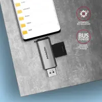 Axagon CRE-SAC kaardilugeja USB 3.0 Type-A/Type-C Hall – pilt 3