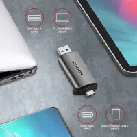 Axagon CRE-SAC kaardilugeja USB 3.0 Type-A/Type-C Hall – pilt 6